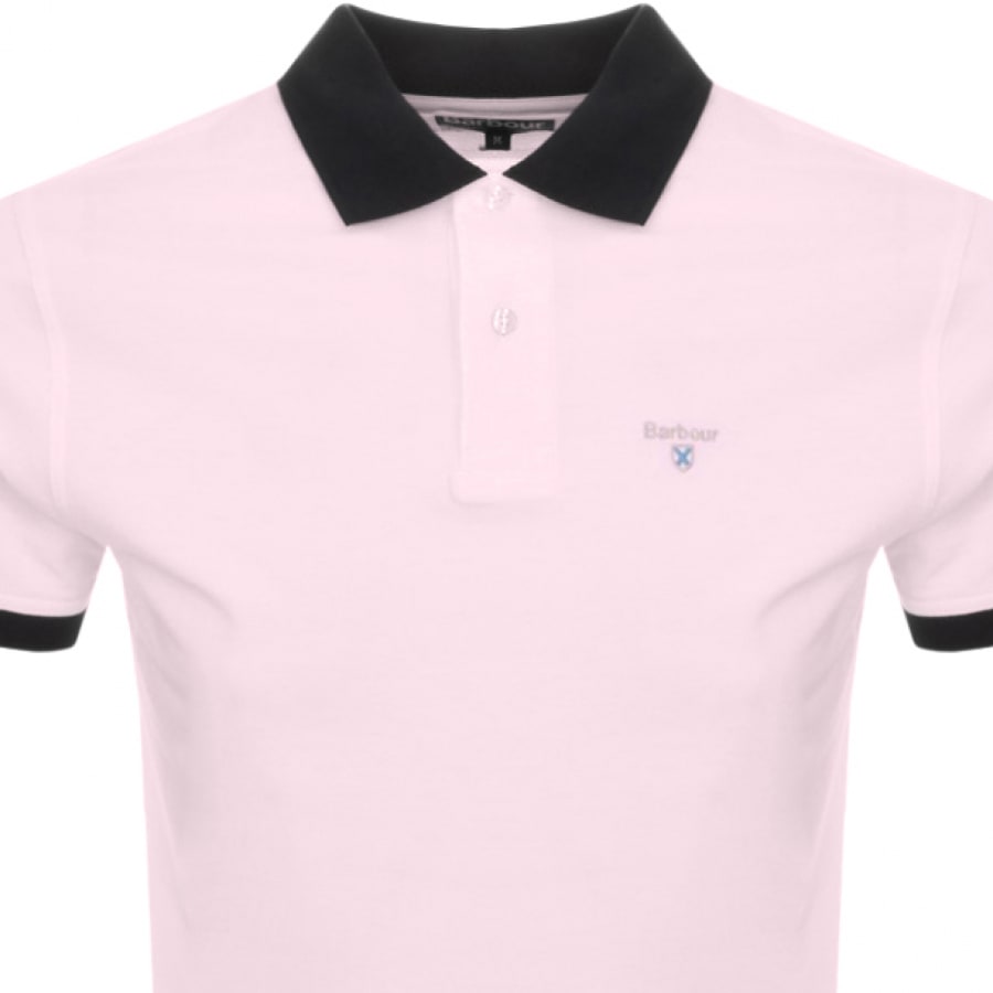 Alternative Image for ProductBarbour Lynton Polo T Shirt Pink2